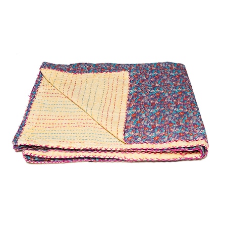 Homeroots 50" X 70" Multi Colored Eclectic Bohemian Traditional Throw Blankets 357580