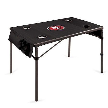 Picnic Time Family Of Brands NFL San Francisco 49ers - Travel Table Portable Folding Table 799-00-179-274-2