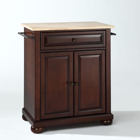 Crosley Alexandria Wood Top Portable Kitchen Island/Cart KF30021AMA
