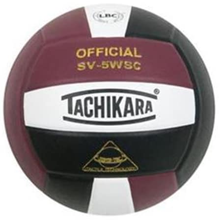 Superjock Sensi-Tec Composite High Performance Volleyball - Cardinal-White-Black SU3789930