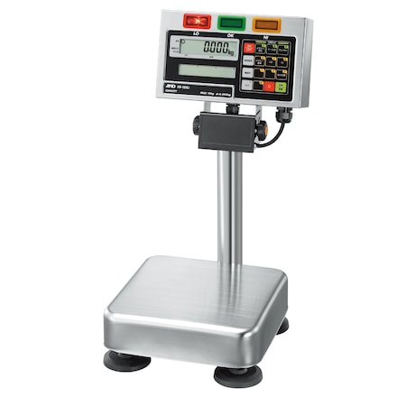 A&D Static Checkweigher, 35lb x 0.002lb, LEGAL FOR TRADE, IP65 FS-15KiN