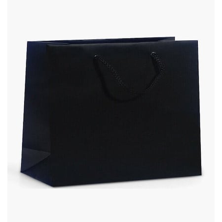 Nashville Wraps Black Matte Gift Bags, Vogue 16x6x12, 100PK MTVBBK