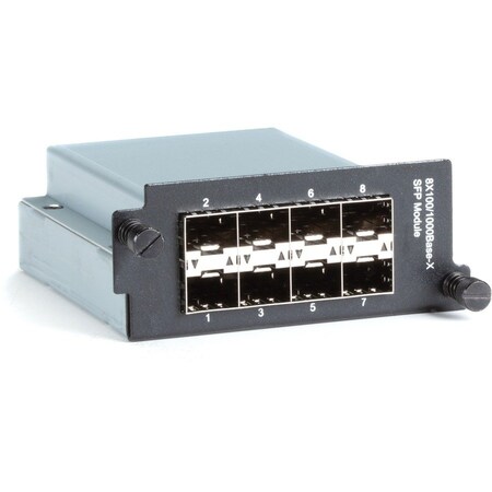 Black Box 8 Port 100/1000Mbps Sfp Module LE2721C
