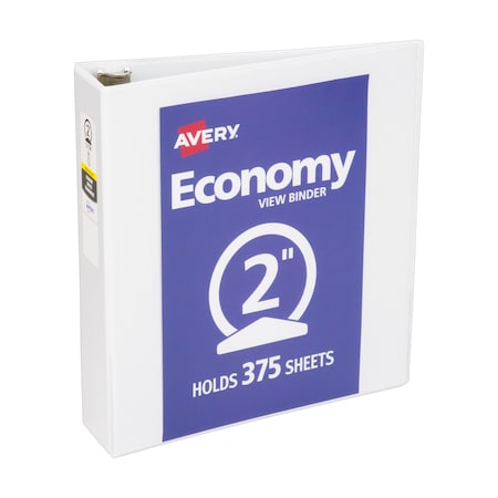 Avery Economy View 3 Ring Binder, 2 in Ring 05780