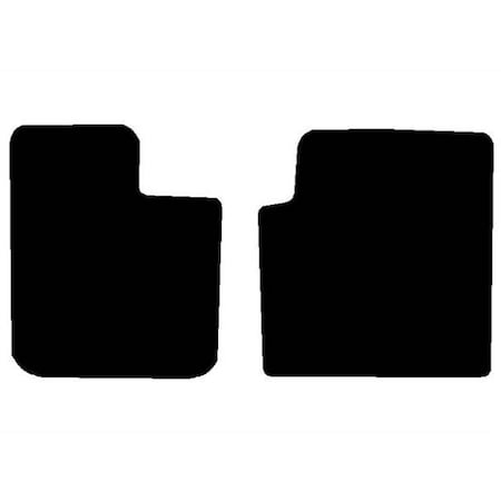 Replacement For Mack Cxn613 Vision Year 2006 Black Front Floor Mats 2 Piece