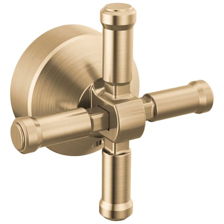 Delta Broderick Free Standing Tub Filler Handle Kit-Cross In Lumicoat Champagne Bronze H594CZ-PR