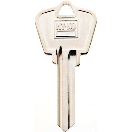 Hy-Ko Key Blank, Brass, Nickel, For: Arrow Cabinet, House Locks and Padlocks 11010AR4