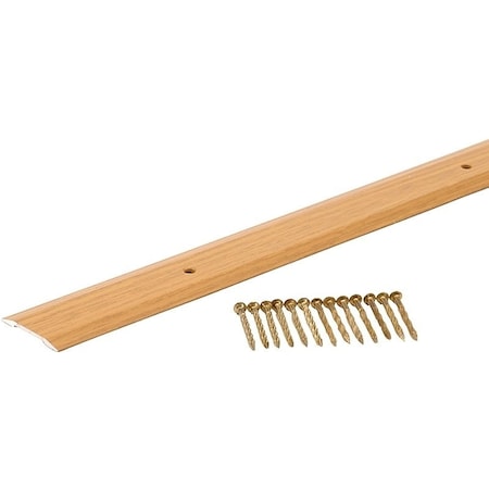 M-D Building Products Seam Binder, 36 in L, 114 in W, Aluminum, Oak 40132