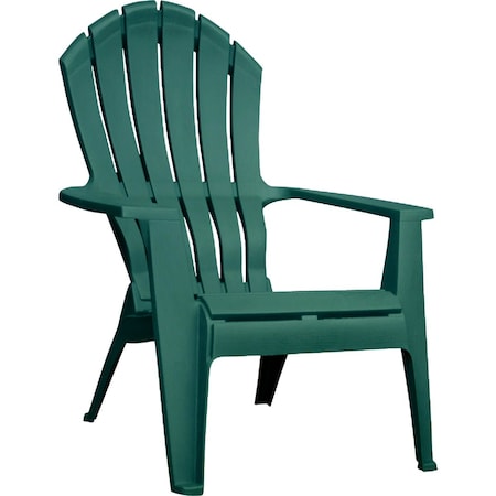 Adams RealComfort Hunter Green Resin Adirondack Chair 258384