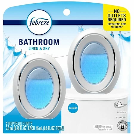 Febreze Odor Eliminator, 15 mL, Cartridge, PK6 55868
