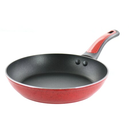 Oster Claybon 8 Inch Nonstick Frying Pan in Speckled Red 80667.01