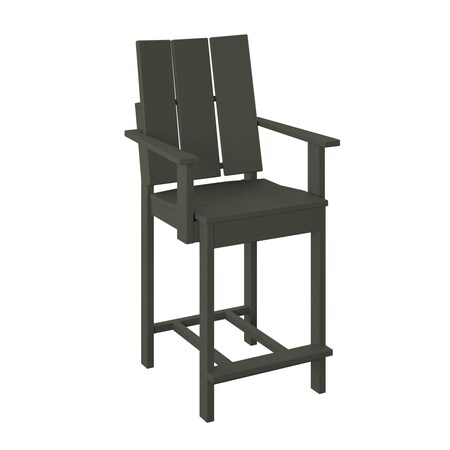 Polybird MODERN DINING CHAIR "COUNTER HEIGHT".         COFFEE POLYBIRD P9-C