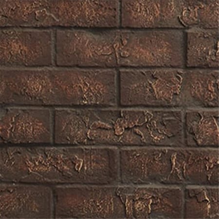 Vecindario 30 in. Traditional Brick Interior Panels, Cottage Red VE1725302
