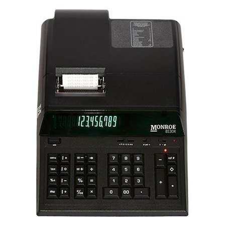 Monroe Entry Level Heavy Duty Calculator, Black MNE8130XB