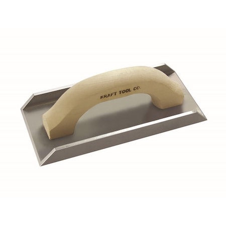 Kraft Tool Kraft Tools 9"x4"x3/4" Angle Float w/Wood Handle PL061