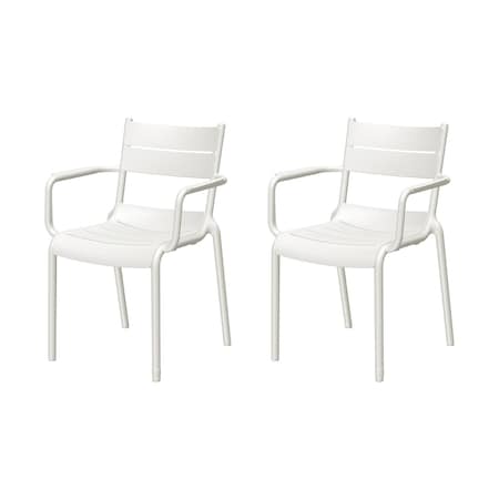 Lagoon Naples Stackable Armchair, 2PK 7220W9-ASLGS