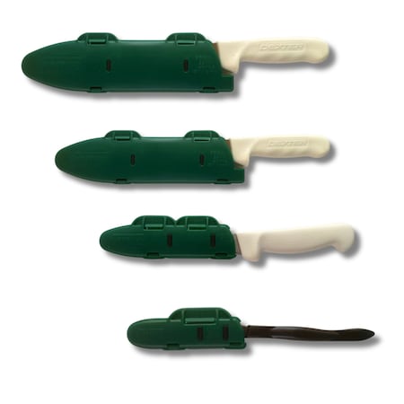 Blade Guard Knife Blade Protective Edge Guard Case for Cutlery 4PK Set Green 2757