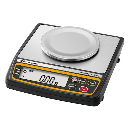A&D Everest Intrinsically safe Portable Balance, 300g x 0.01g with External Calibration EK-300AEP