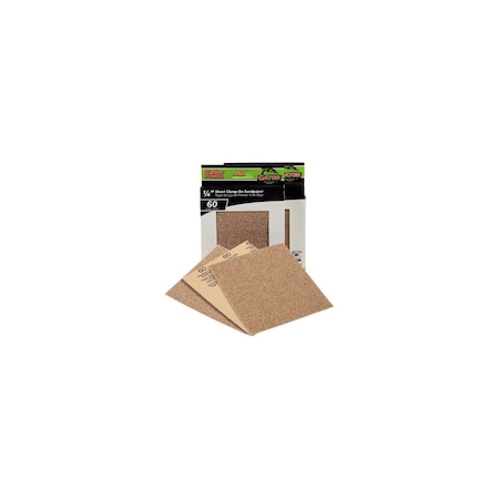 Gator Finishing Sanding Sheets, Aluminum Oxide, 60-Grit, 4.5 x 5.5-In, 25PK 5133