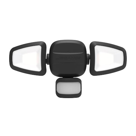 Happylight Motion-Sensing Battery Powered LED Security Light, Black HA3306011