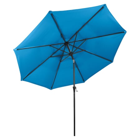 Pure Garden 9-Foot Outdoor Patio Umbrella, Blue 83-OUT5443