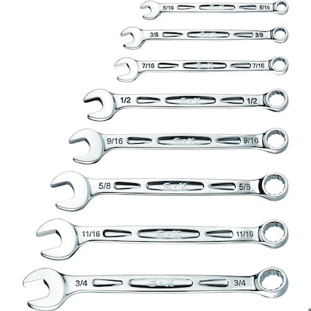 Sk 8 Piece SAE Combination Wrench Set SK01365