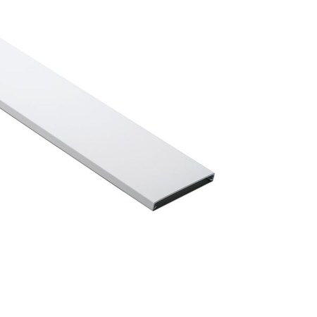 Hellerman Tyton Wiring Duct Cover for 3" Duct, 6 ft Sections, PVC, White, 120ft/ctn, 120PK 181-93011