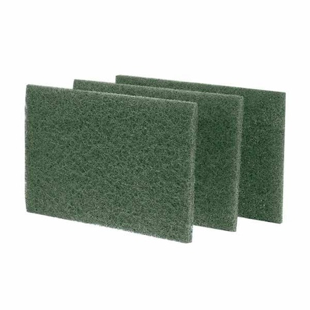 Procter & Gamble Heavy Duty Nylon Scouring Pad Green, 6" X 9" S86
