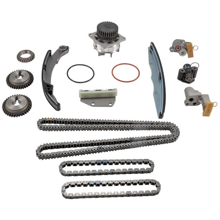 Engine Timing Chain Kit With Water Pump,