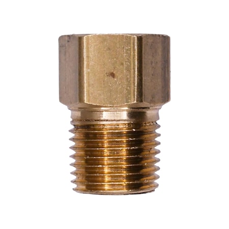 Auveco Brass Inverted Flare Nut 1/4in Tube Size, 10PK 31