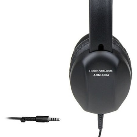 Cyber Acoustics Cyber Acoustics ACM-4004 Stereo Headphone - Stereo - Wired - Over-the-head - Binaural ACM4004