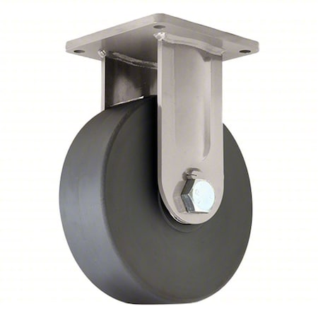 Hamilton Plate Caster, Rigid, Nylon, 13"H R-ZFMD-104NYB