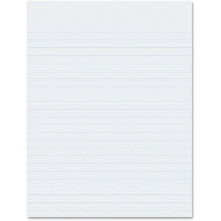Pacon Corporation Pacon 2433 Essay/Composition Paper Ruled No Margin 8-1/2 x 11 White 500 Sheets/Ream 2433