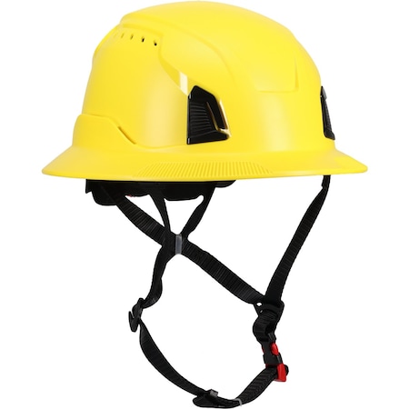 Pip HardHat, Climbing;FullBrim, Traverse, Ylw 280-HP1491RVM-FB-02