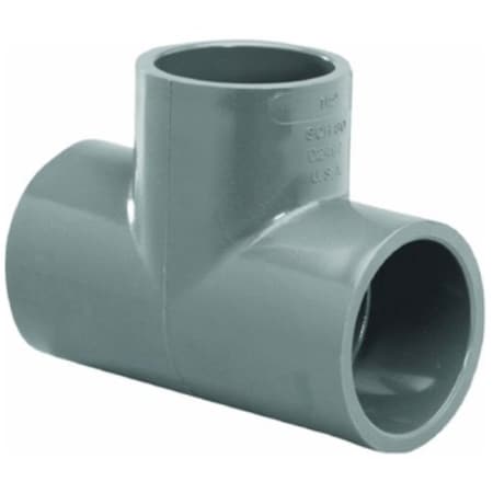 Charlotte Pipe And Foundry PVC 084001000HA 1/2 IN N SLIP TEE SCH80 PVC S X PVC 08400 1000HA