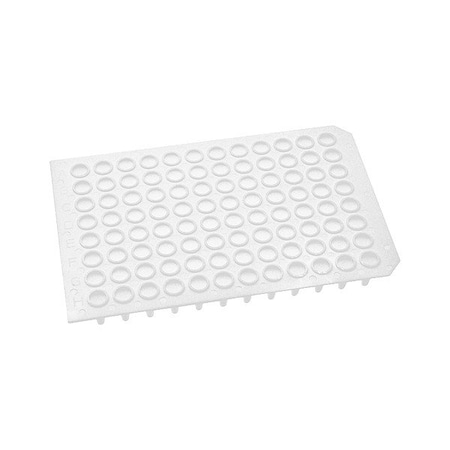 Mtc Bio PCR Well Plate, Natural, 15.6 mm H, PK50 PC10NS-9-W