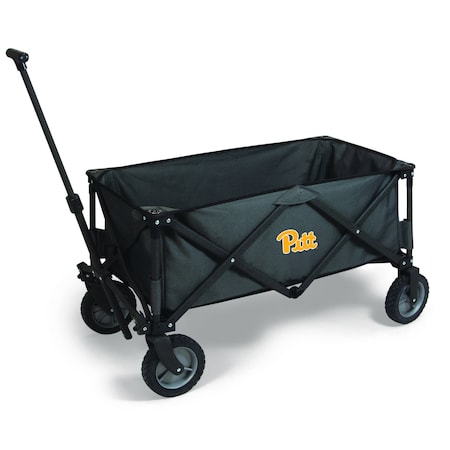 Picnic Time Family Of Brands NCAA Pittsburgh Panthers Adventure Wagon Folding Wagon - Wagon Cart 739-00-679-504-0