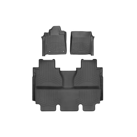 Weathertech Black, Front and Rear FloorLiner HP 444081IM-440938IM