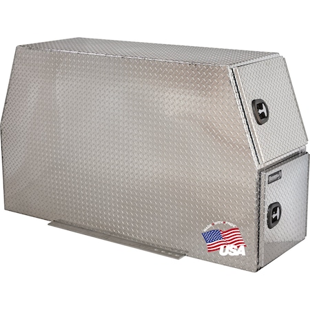 Buyers Products Backpack Truck Box, Silver, 0.100" Gauge BP824624