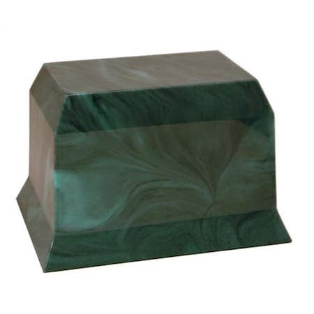 Fasttrack2Fitness Cultured Marble Cremation Princeton Adult Urn, Emerald FA2177869
