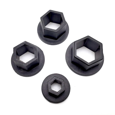 Bojo Tools 4-Piece Plastic SAE Socket-Wrench Insert Kit - Low Torque Duty WI-4SAE-XNGL