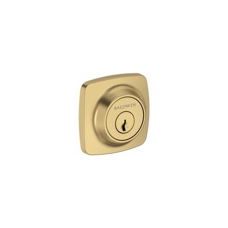Baldwin Residential Deadbolts Single Cylinder Reversible Lifetime Satin Brass SCSSD044