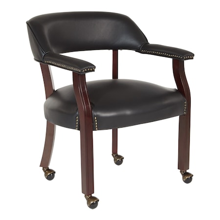 Office Star Products Traditional Guest Chair, Royal Cherry TV231-3