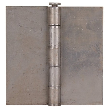 Prosource Door Hinge, 4-1/2 in W Door Leaf, 4-1/2 in H Door Leaf, 3.4 mm Thick Door Leaf, Steel, Plain Steel LR-023-PS