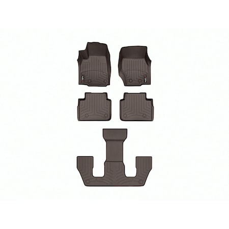 Weathertech Cocoa, Front, rear, and rear Floorliners 4717821-471696-2-3