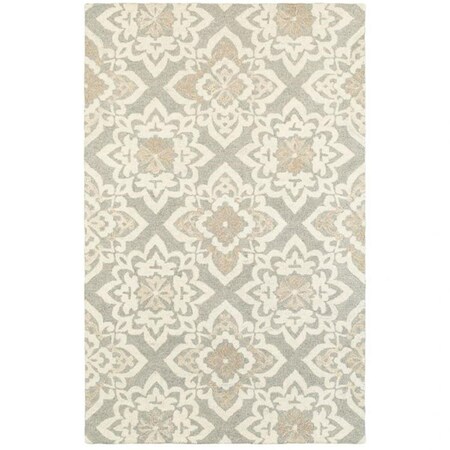 Oriental Weavers Craft Indoor Casual Geometric Rectangle Area Rug, Grey 8 x 10 ft. C93004243304ST