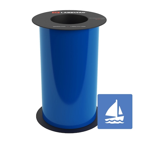 Labeltac Marine Supply 9in x 75ft LT9, Blue LT907MN-C