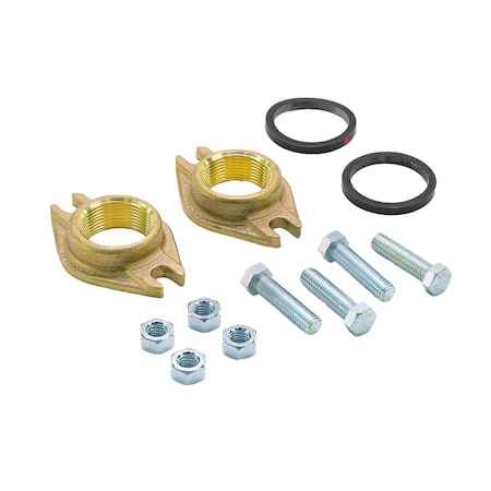 Grundfos Flange, Stainless Steel, FNPT, 1 1/4 in 96409356