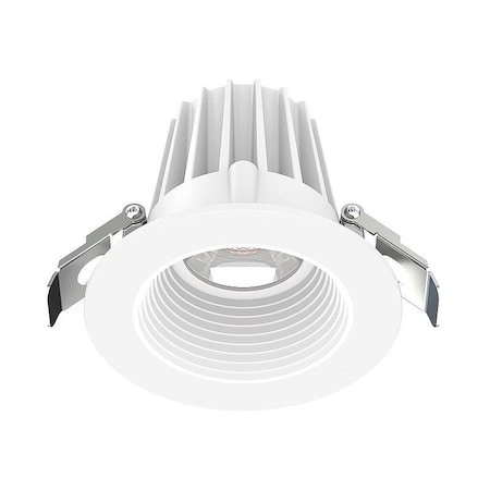 Westgate 2" LED Round Recessed Baffle Light w/ External J-Box, White, 8W, 30K/40K/50K, CRI90, Dimmable, ETL RDL2S-BF-MCT-WH