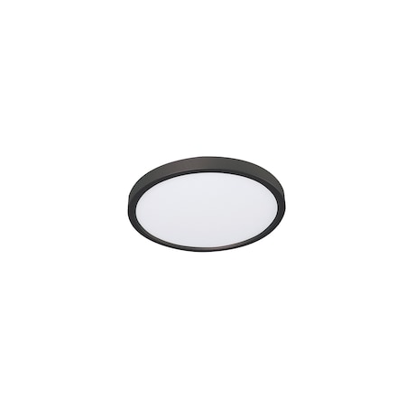 Afx Edge Round 12in. LED Flush Mount, 120V, 22W, 5 CCT, Black EGRF12LAJD5BK